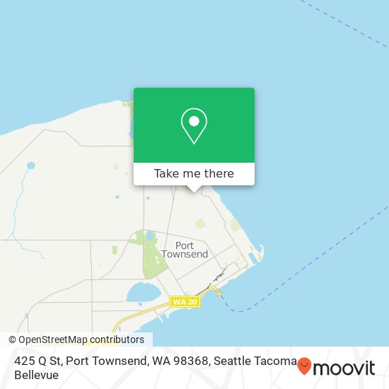 425 Q St, Port Townsend, WA 98368 map