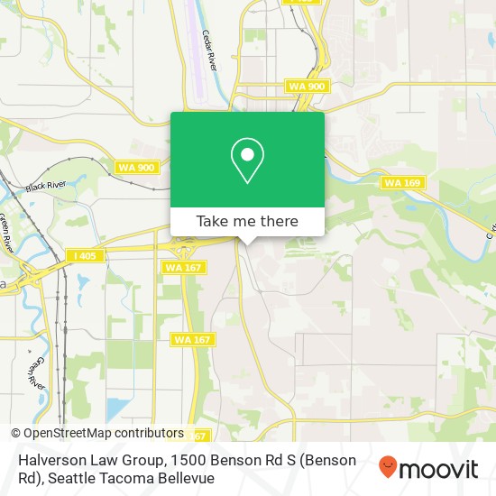 Mapa de Halverson Law Group, 1500 Benson Rd S