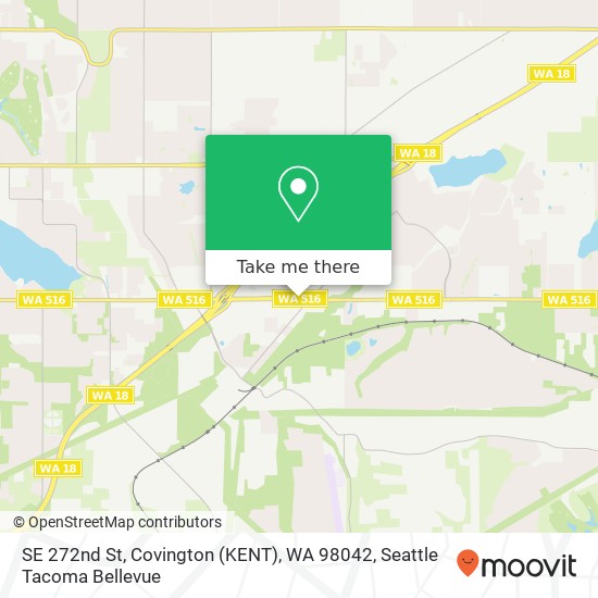 Mapa de SE 272nd St, Covington (KENT), WA 98042
