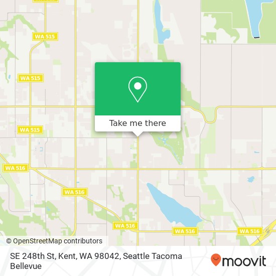 Mapa de SE 248th St, Kent, WA 98042