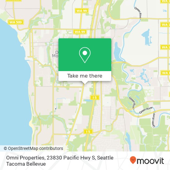 Mapa de Omni Properties, 23830 Pacific Hwy S