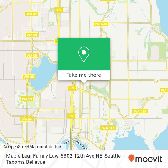 Maple Leaf Family Law, 6302 12th Ave NE map