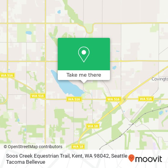 Mapa de Soos Creek Equestrian Trail, Kent, WA 98042