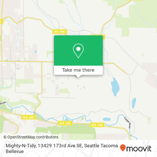 Mapa de Mighty-N-Tidy, 13429 173rd Ave SE