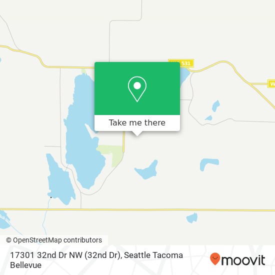 Mapa de 17301 32nd Dr NW (32nd Dr), Stanwood, WA 98292