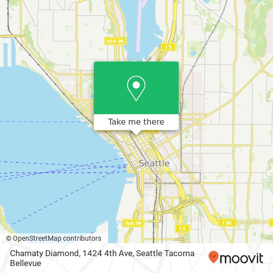 Mapa de Chamaty Diamond, 1424 4th Ave