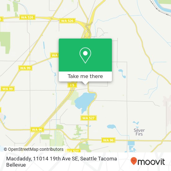 Mapa de Macdaddy, 11014 19th Ave SE