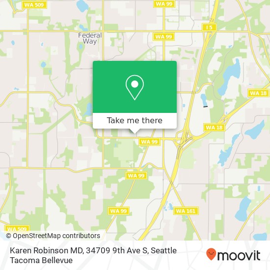 Karen Robinson MD, 34709 9th Ave S map
