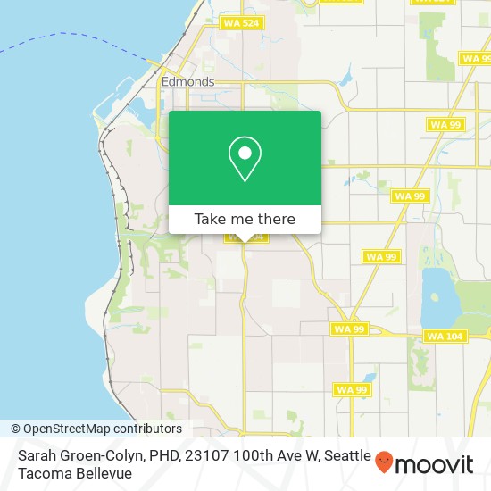 Mapa de Sarah Groen-Colyn, PHD, 23107 100th Ave W