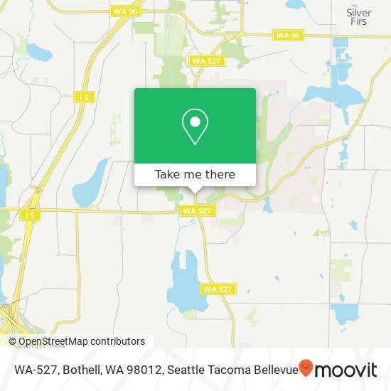 Mapa de WA-527, Bothell, WA 98012