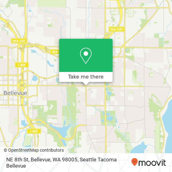 NE 8th St, Bellevue, WA 98005 map