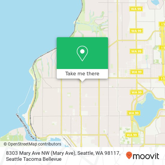 8303 Mary Ave NW (Mary Ave), Seattle, WA 98117 map