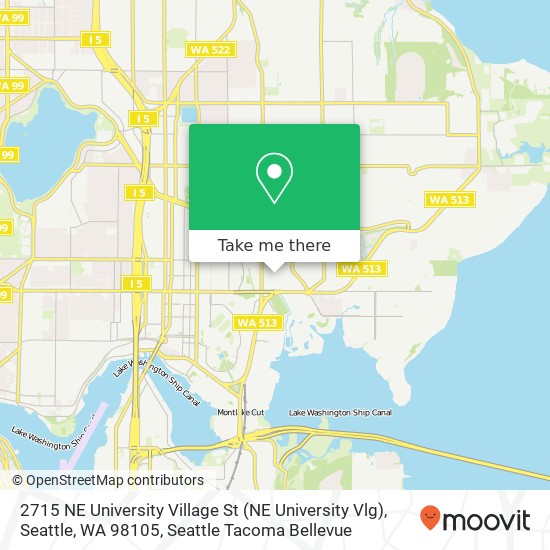 2715 NE University Village St (NE University Vlg), Seattle, WA 98105 map