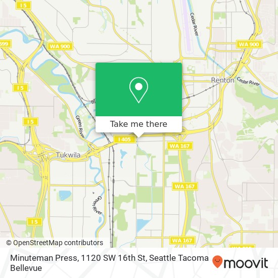 Mapa de Minuteman Press, 1120 SW 16th St