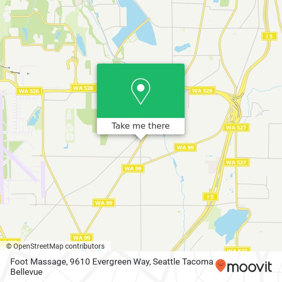 Foot Massage, 9610 Evergreen Way map