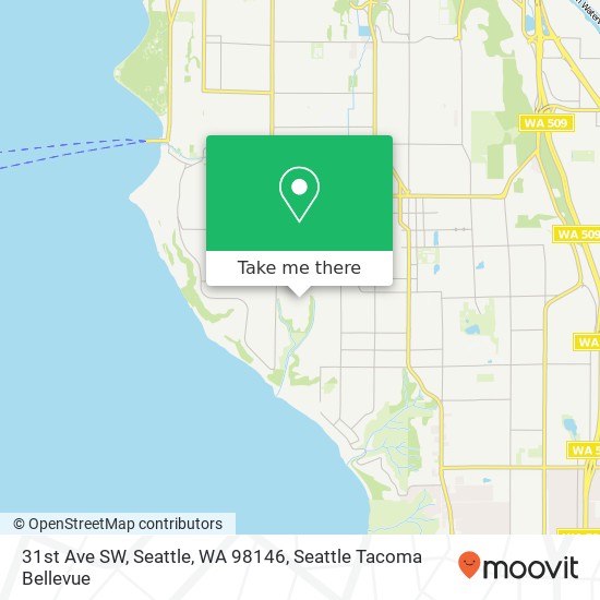 31st Ave SW, Seattle, WA 98146 map