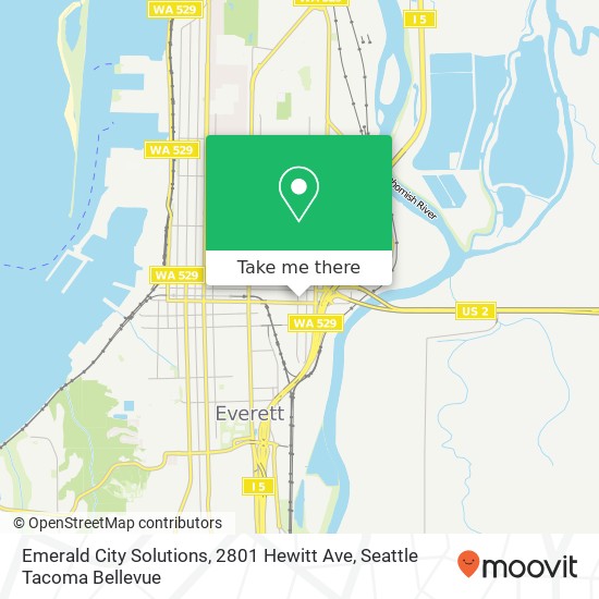 Emerald City Solutions, 2801 Hewitt Ave map