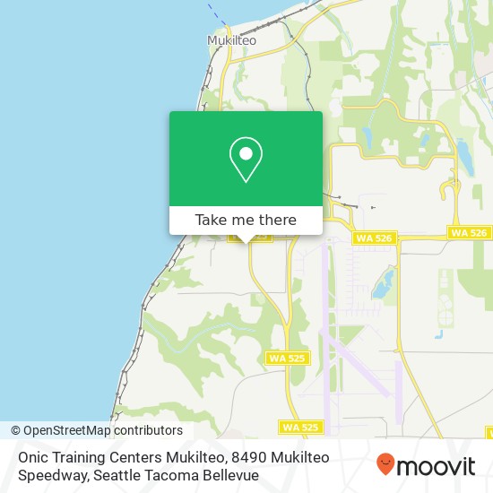 Onic Training Centers Mukilteo, 8490 Mukilteo Speedway map