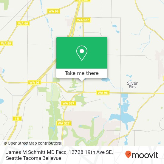 Mapa de James M Schmitt MD Facc, 12728 19th Ave SE