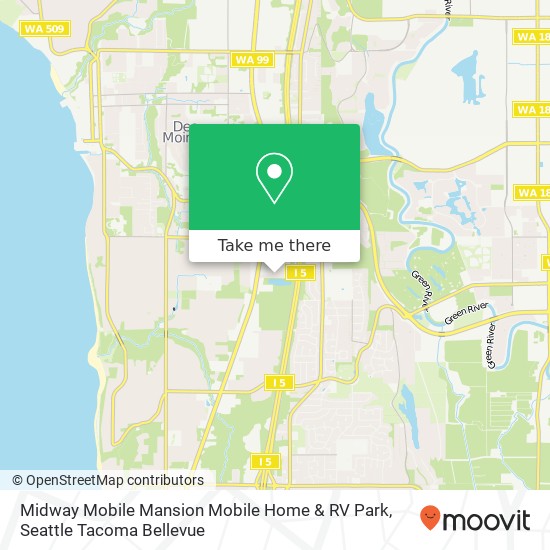 Mapa de Midway Mobile Mansion Mobile Home & RV Park