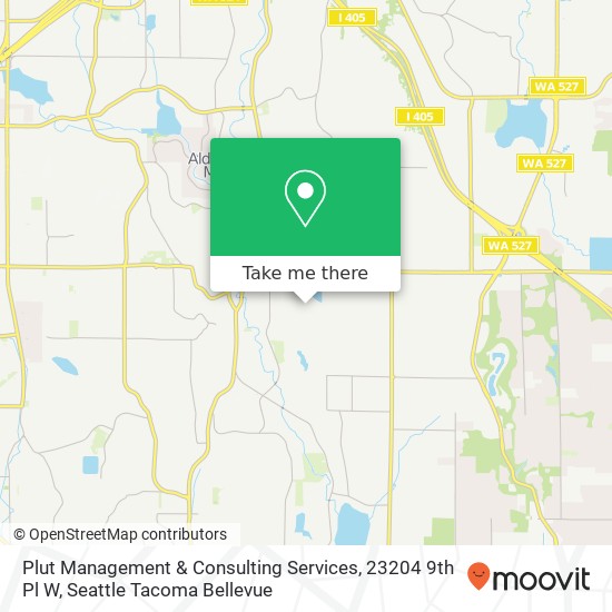 Plut Management & Consulting Services, 23204 9th Pl W map