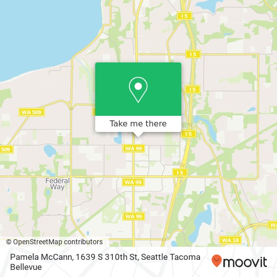 Pamela McCann, 1639 S 310th St map