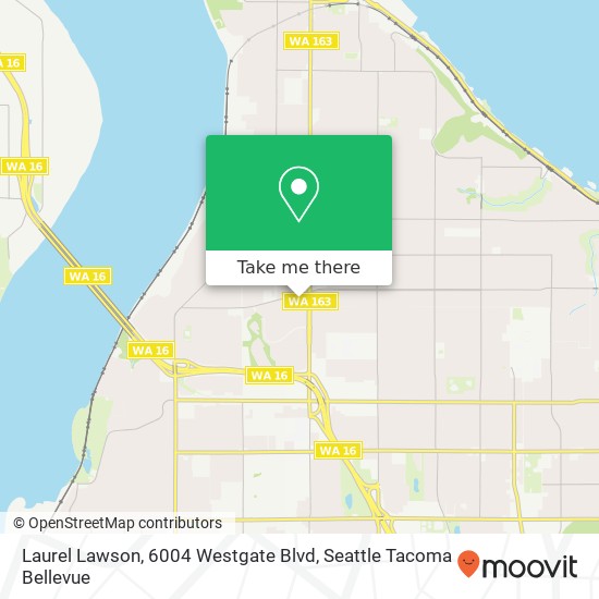 Mapa de Laurel Lawson, 6004 Westgate Blvd
