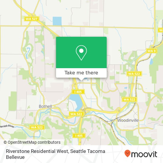 Riverstone Residential West map