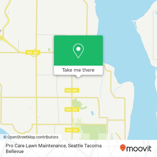 Mapa de Pro Care Lawn Maintenance, 8510 State Highway 303 NE