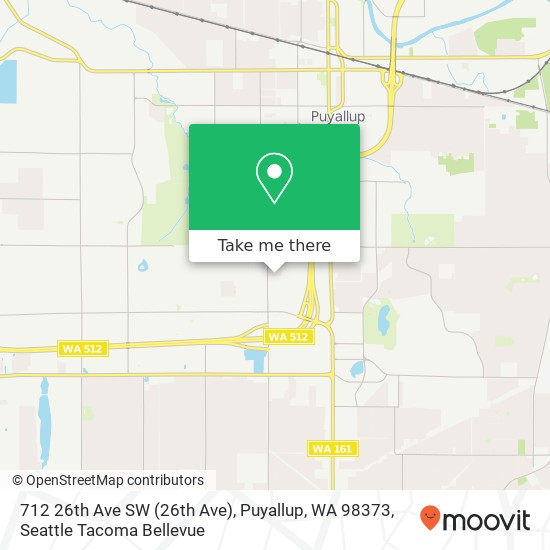 Mapa de 712 26th Ave SW (26th Ave), Puyallup, WA 98373