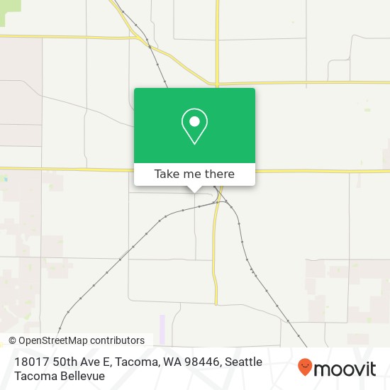 Mapa de 18017 50th Ave E, Tacoma, WA 98446