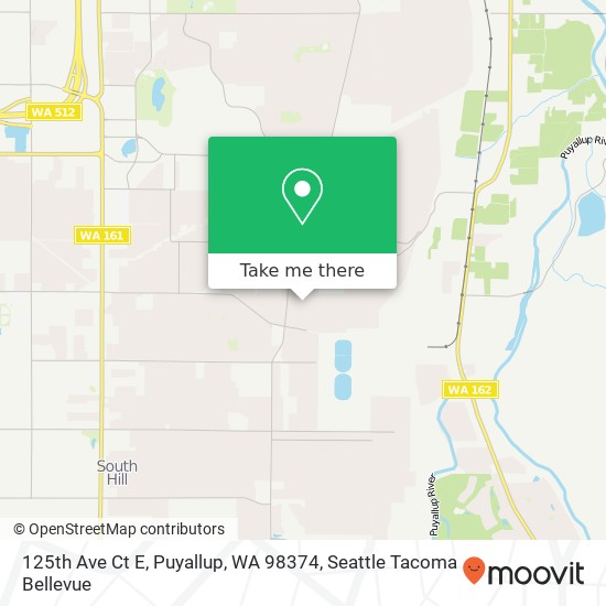 125th Ave Ct E, Puyallup, WA 98374 map