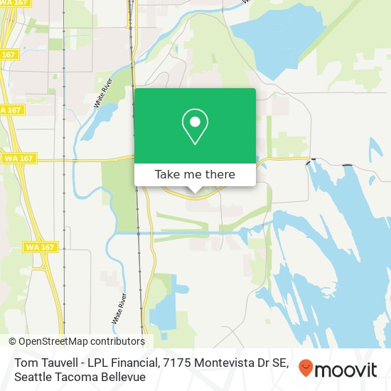 Mapa de Tom Tauvell - LPL Financial, 7175 Montevista Dr SE