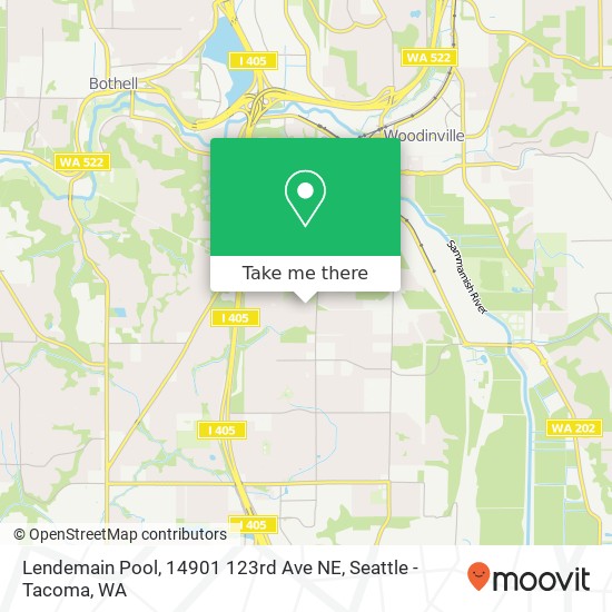 Mapa de Lendemain Pool, 14901 123rd Ave NE