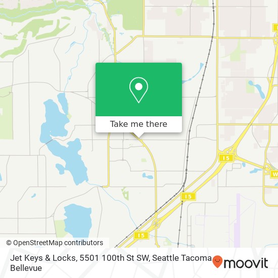 Mapa de Jet Keys & Locks, 5501 100th St SW