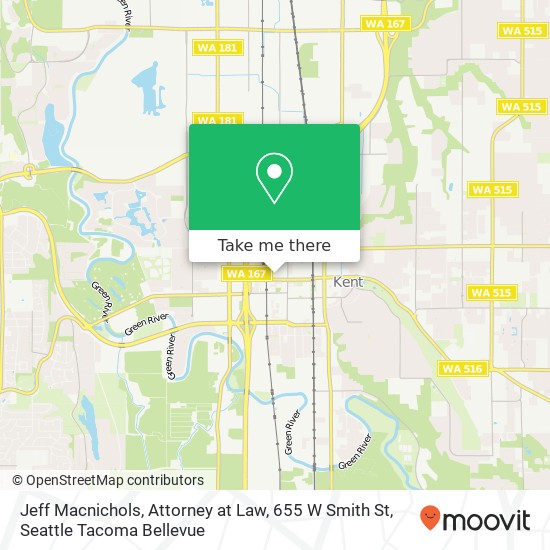 Jeff Macnichols, Attorney at Law, 655 W Smith St map