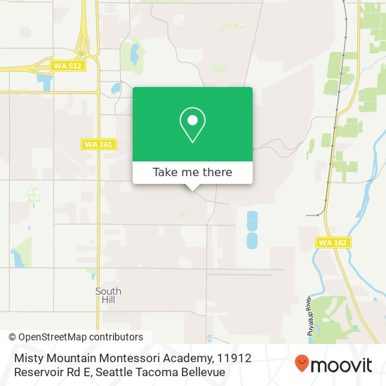 Mapa de Misty Mountain Montessori Academy, 11912 Reservoir Rd E