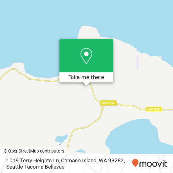 1019 Terry Heights Ln, Camano Island, WA 98282 map
