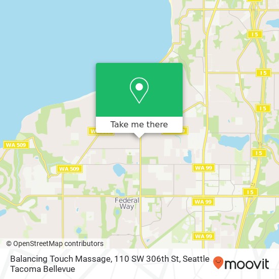 Mapa de Balancing Touch Massage, 110 SW 306th St