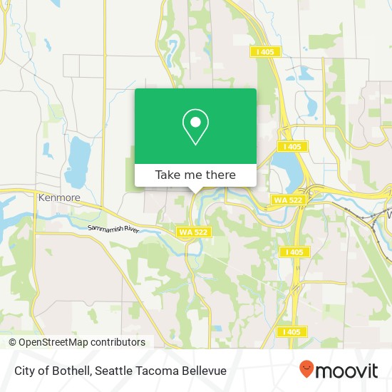 Mapa de City of Bothell