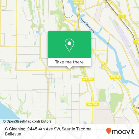 Mapa de C-Cleaning, 9445 4th Ave SW