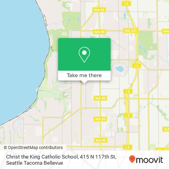 Christ the King Catholic School, 415 N 117th St map