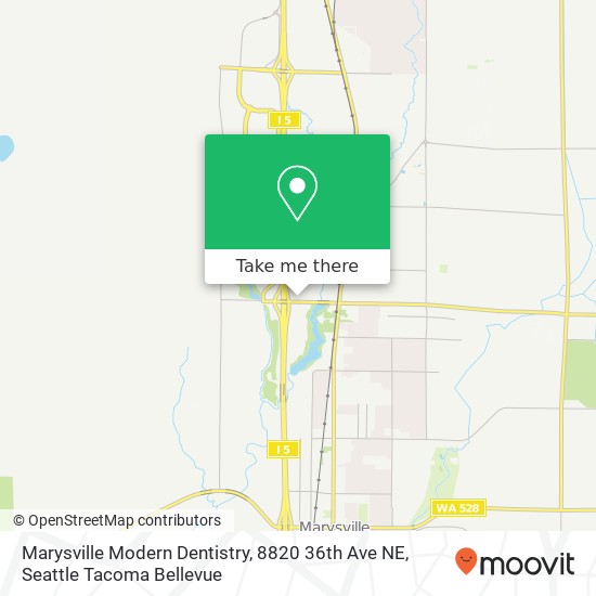 Mapa de Marysville Modern Dentistry, 8820 36th Ave NE