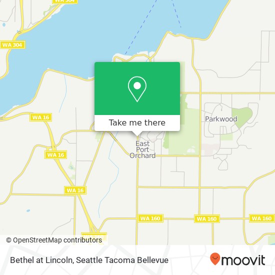 Bethel at Lincoln map