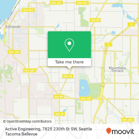 Mapa de Active Engineering, 7825 230th St SW