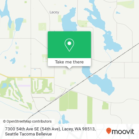 Mapa de 7300 54th Ave SE (54th Ave), Lacey, WA 98513