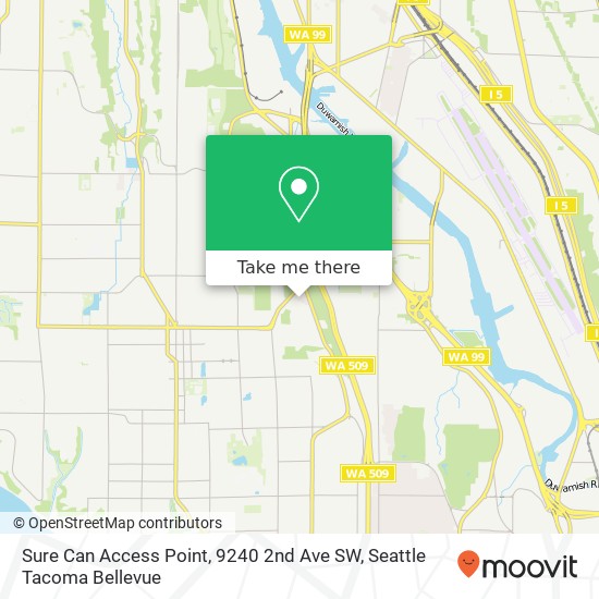 Sure Can Access Point, 9240 2nd Ave SW map