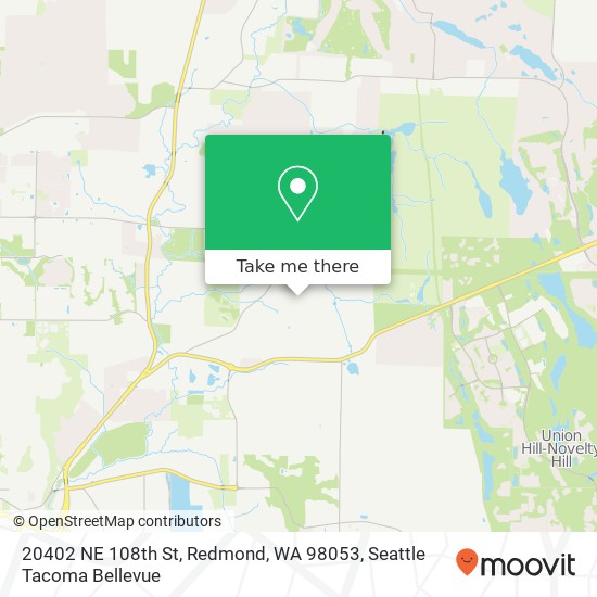 20402 NE 108th St, Redmond, WA 98053 map