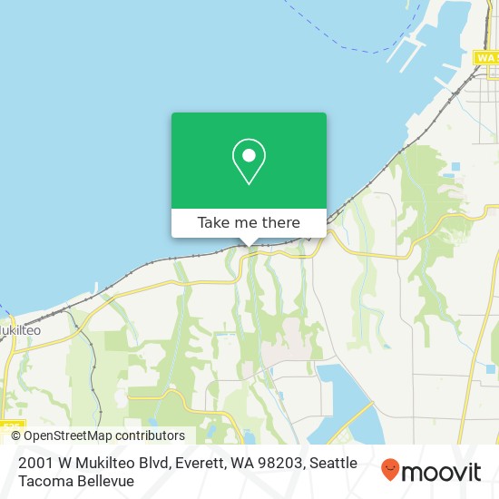 Mapa de 2001 W Mukilteo Blvd, Everett, WA 98203