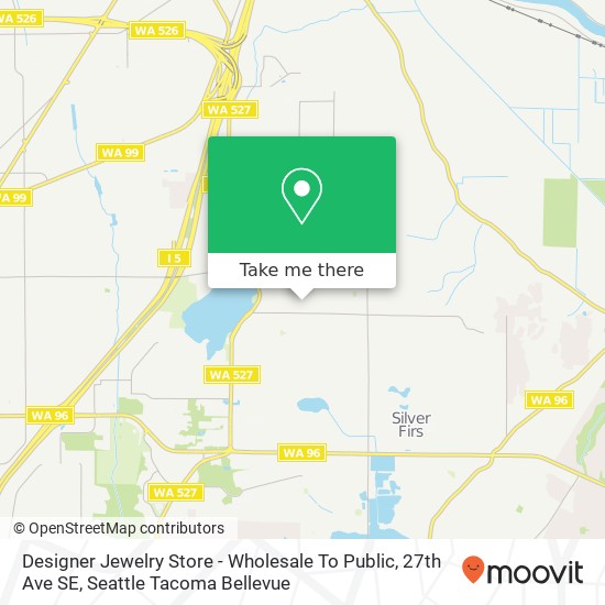 Mapa de Designer Jewelry Store - Wholesale To Public, 27th Ave SE